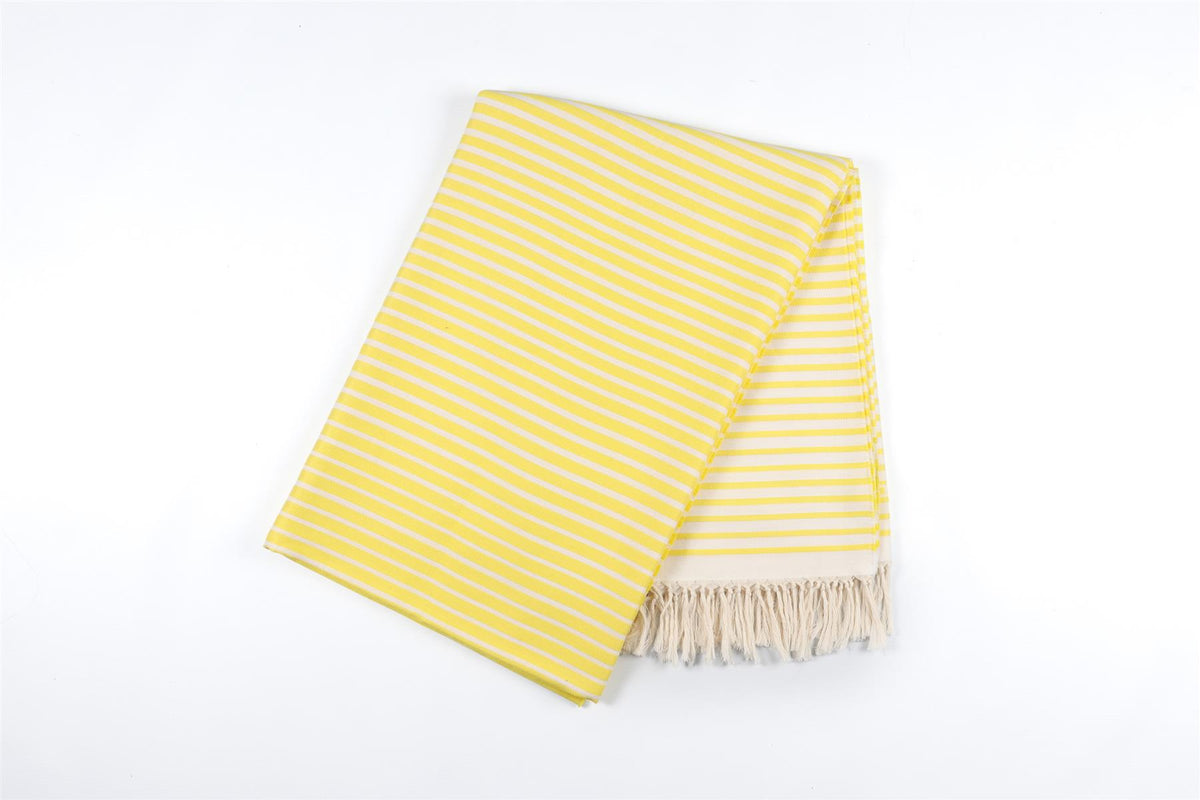 SAINT LAURENT YELLOW TOWEL