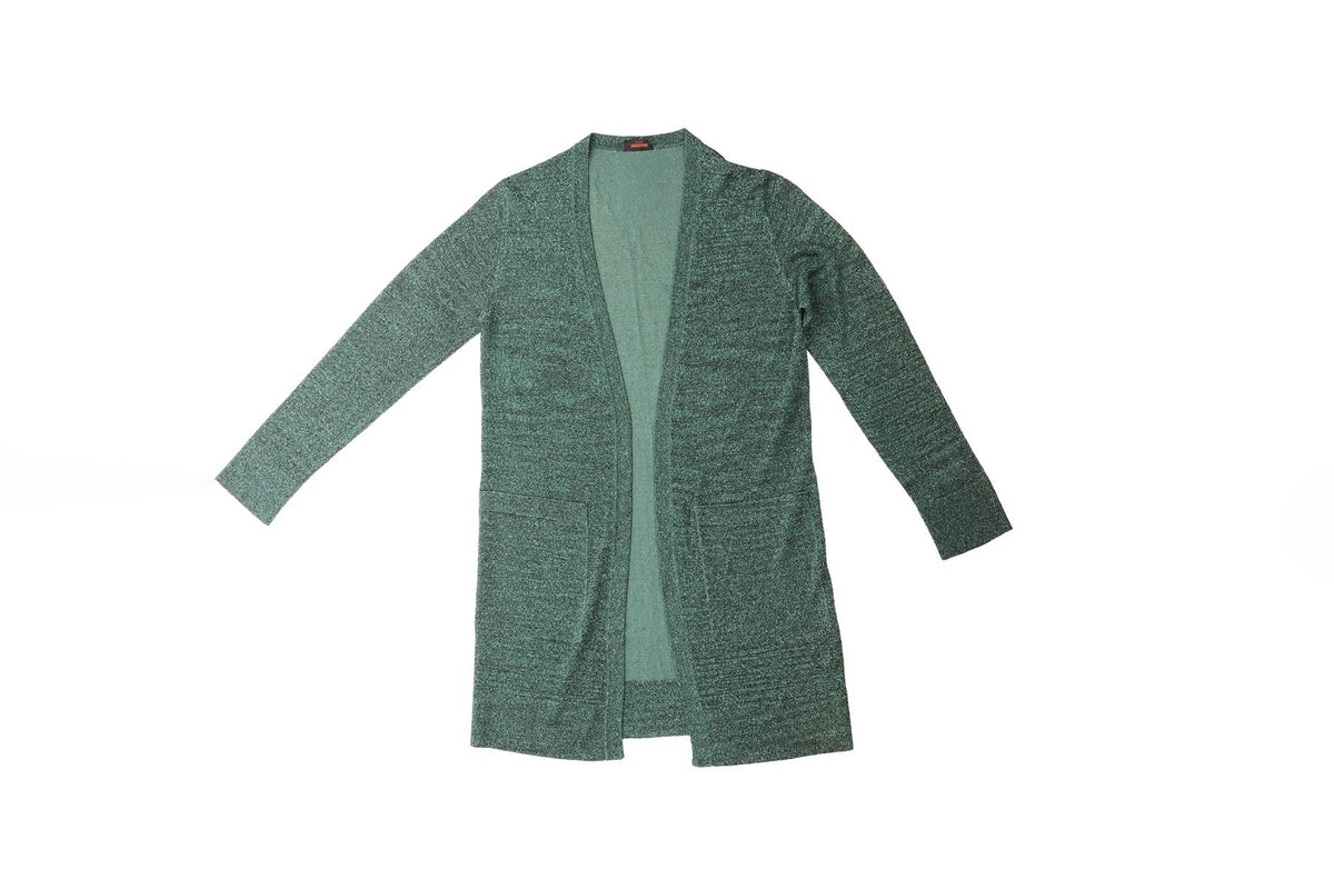 MISSONI GREEN KNIT CARDIGAN IT 40 UK 8