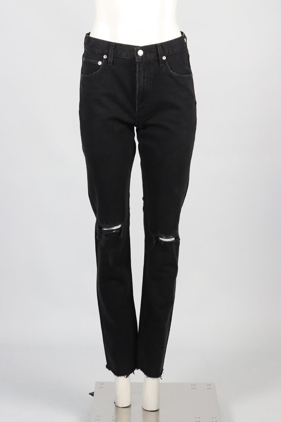 AGOLDE HIGH RISE STRAIGHT LEG JEANS W27 UK 8-10