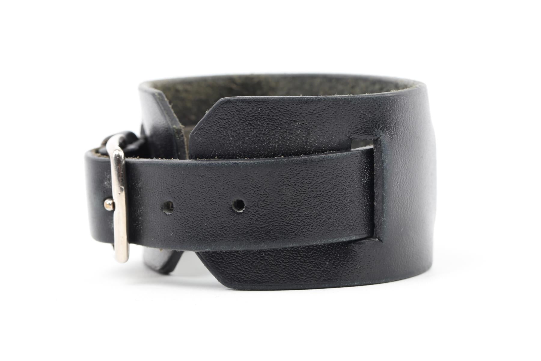 HERMÈS BLACK 2013 LEATHER BRACELET