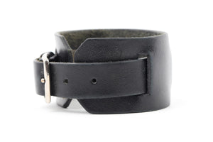 HERMÈS BLACK 2013 LEATHER BRACELET