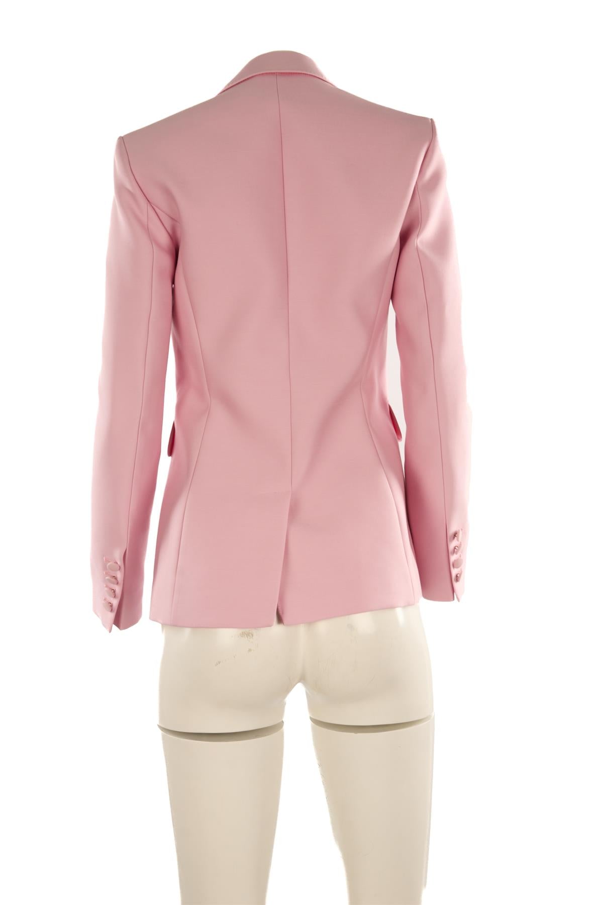 GABRIELA HEARST PINK WOOL BLAZER IT 38 UK 6