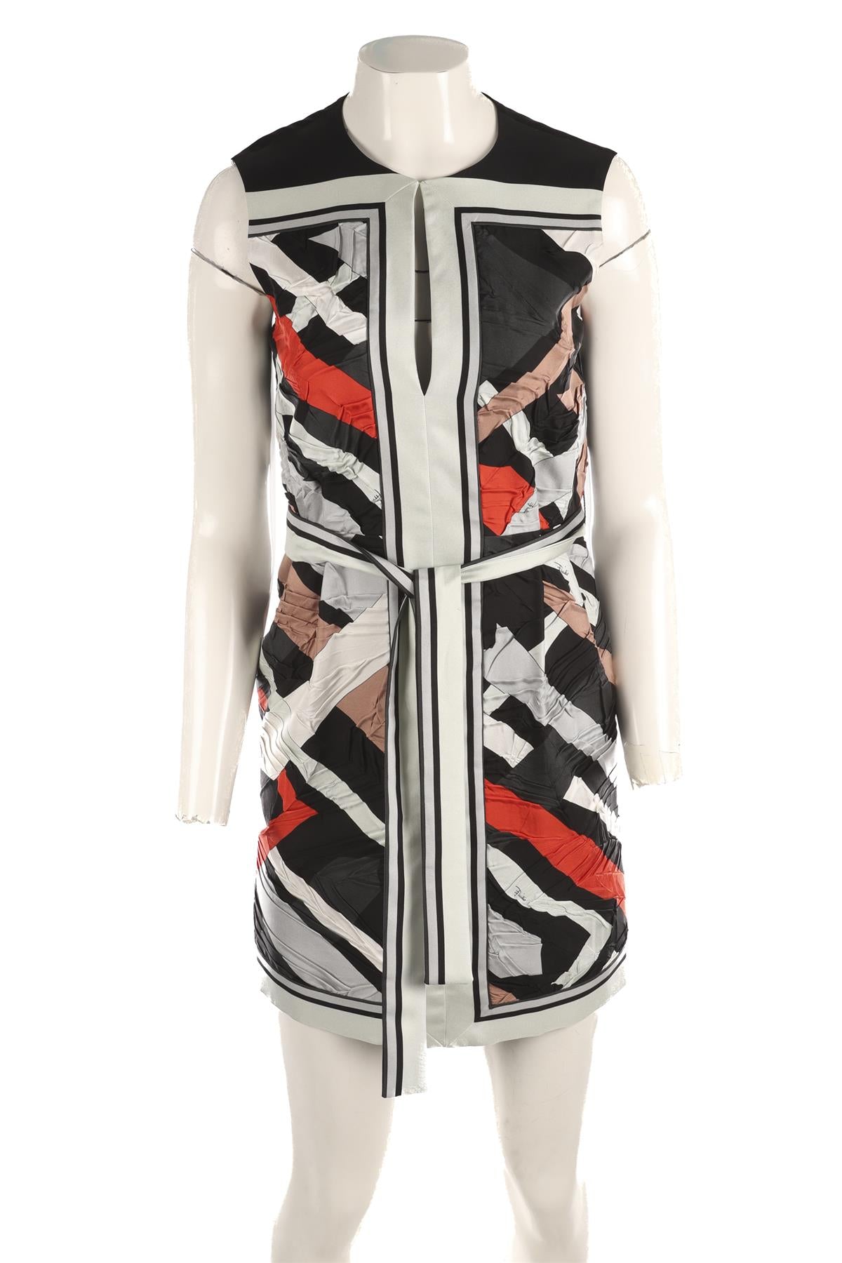 EMILIO PUCCI MULTI SILK MINI DRESS IT 38 UK 6