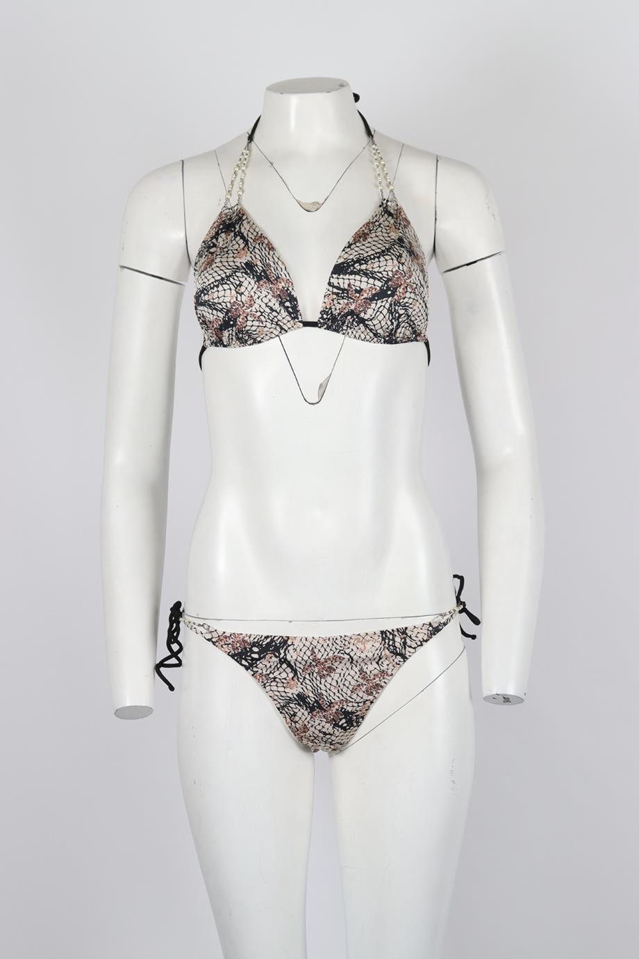 PRINTED TRIANGLE BIKINI