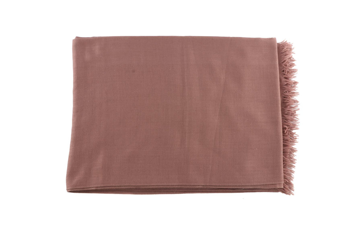 HERMÈS PINK CASHMERE SCARF