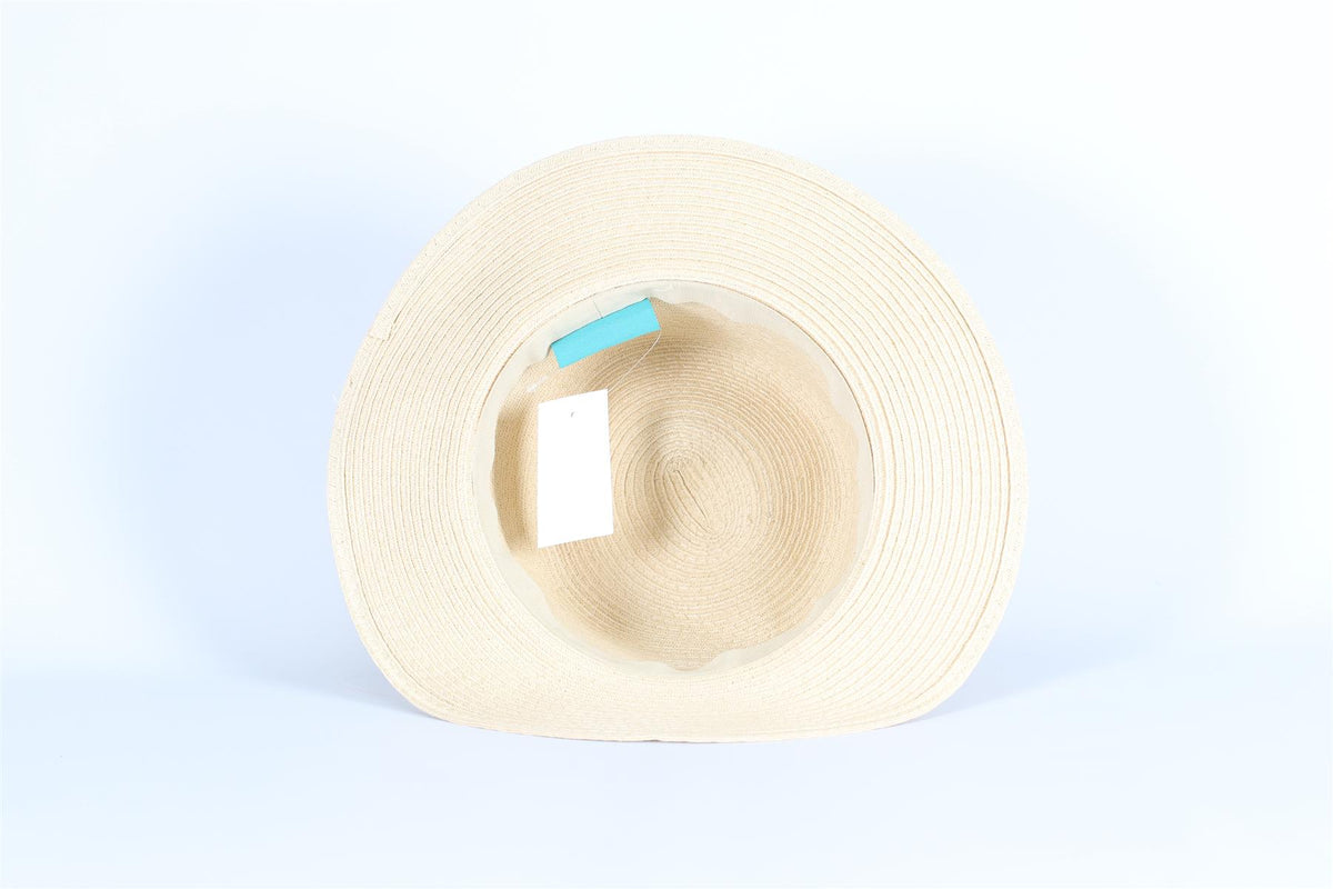 MELISSA ODABASH STRAW HAT ONE SIZE