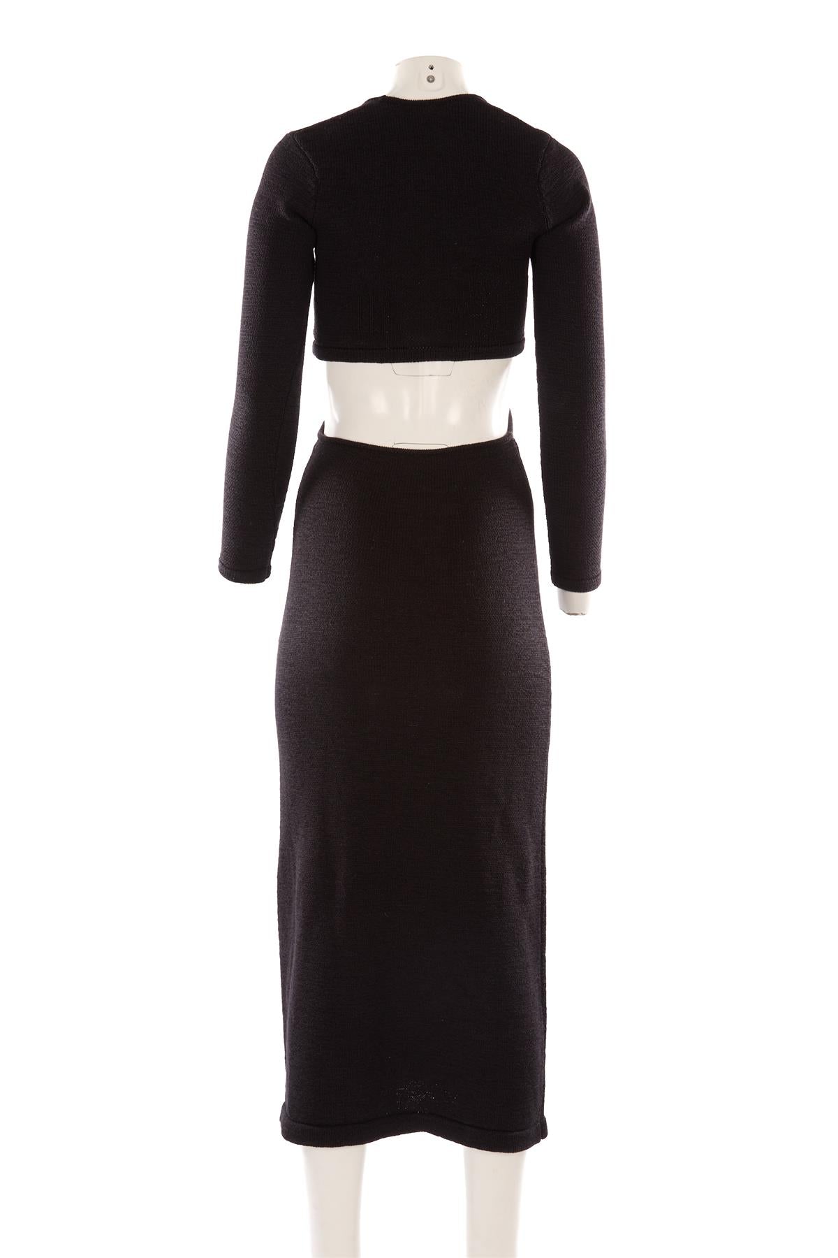 CULT GAIA BLACK COTTON MAXI DRESS XSMALL