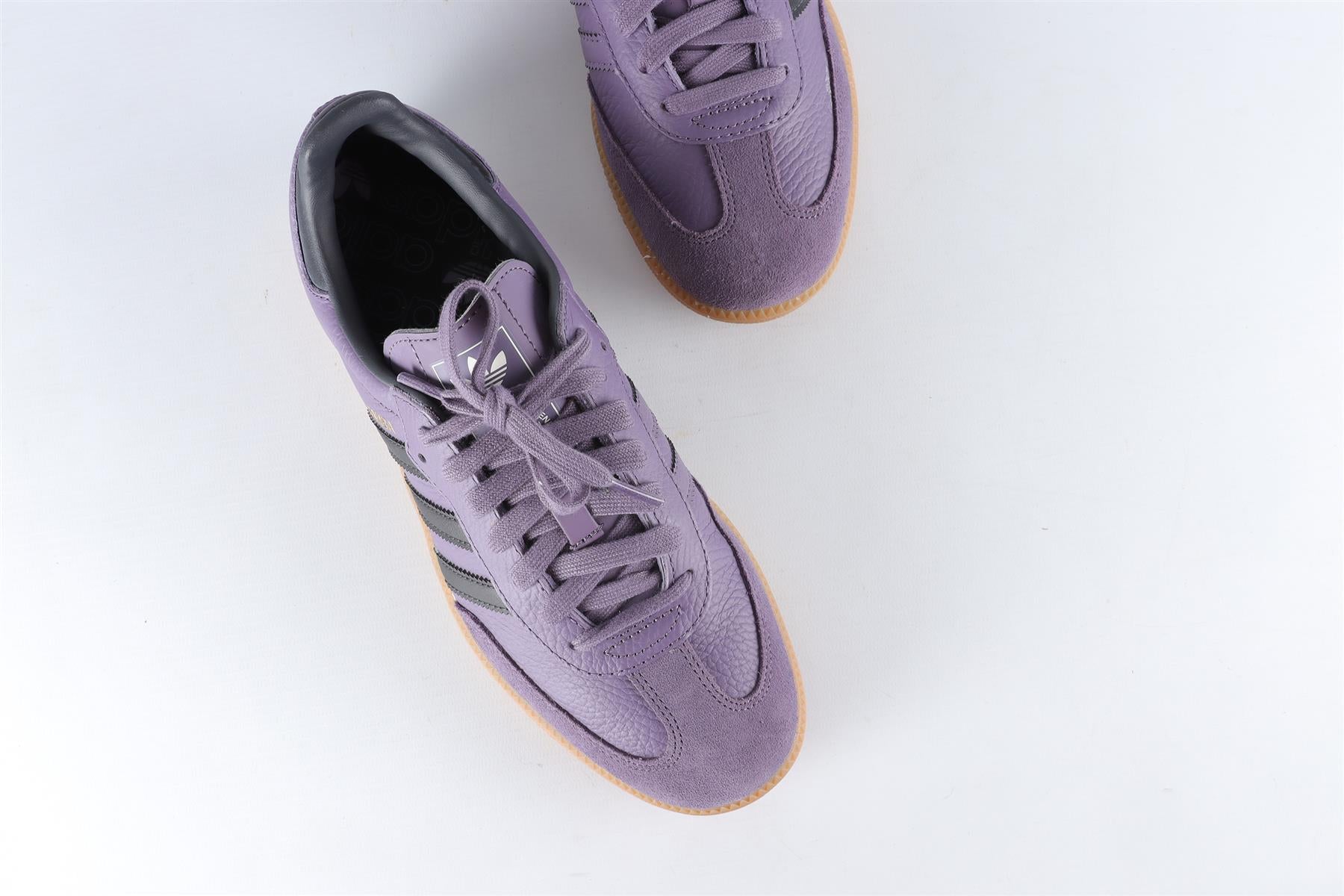 ADIDAS PURPLE SAMBA SHADOW VIOLET CARBON SNEAKERS EU 40 UK 6.5 US 8