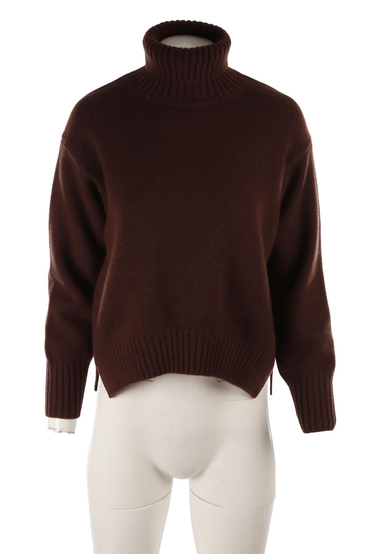 BROWN CASHMERE SWEATER