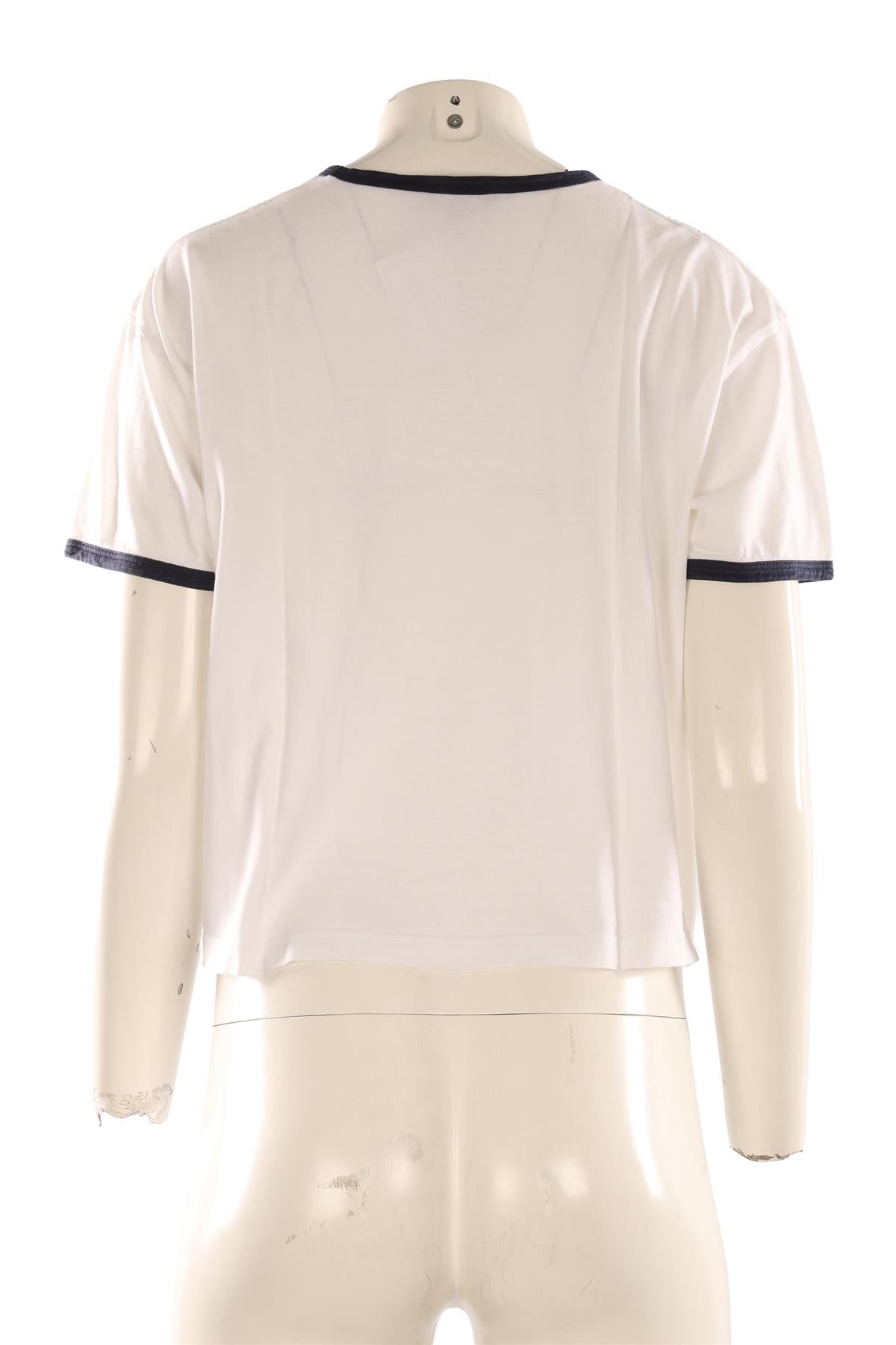 LORO PIANA WHITE COTTON T-SHIRT SMALL