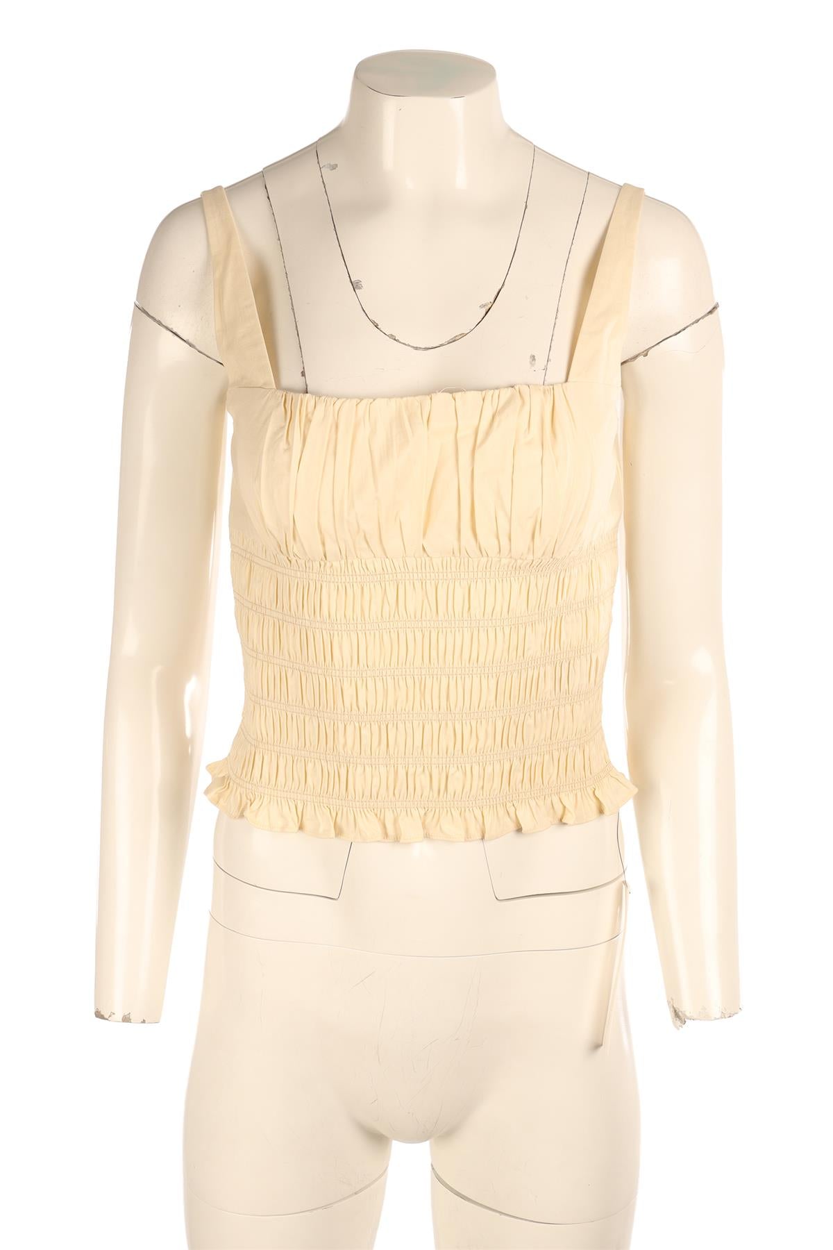 REFORMATION CREAM COTTON TOP SMALL