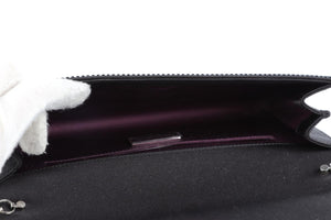 JUDITH LEIBER BLACK CRYSTAL CLUTCH