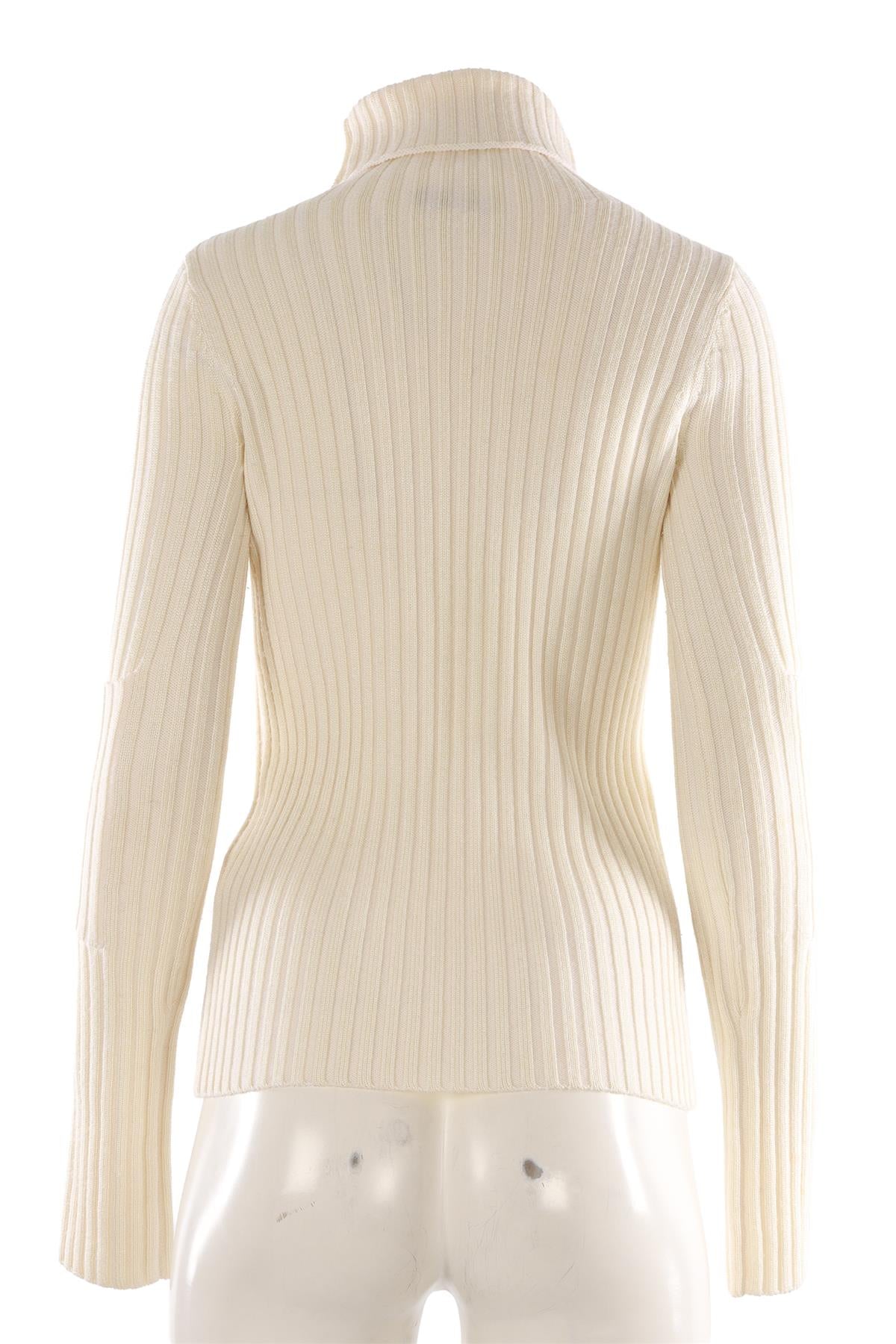 CREAM WOOL SWEATER