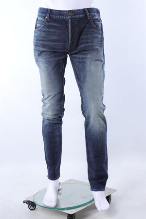 BALMAIN BLUE MEN'S SLIM FIT JEANS UK/US W35