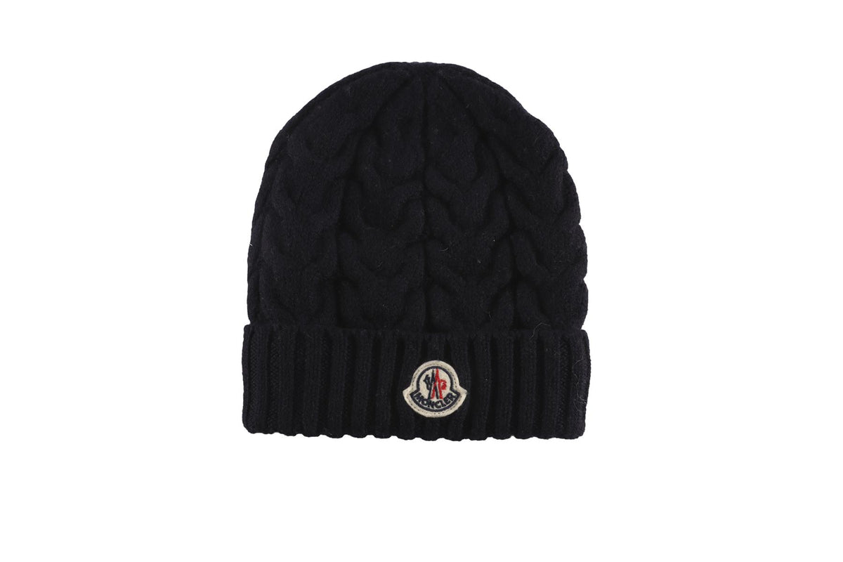MONCLER NAVY KIDS BOYS BEANIE MEDIUM