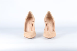 GIANVITO ROSSI BEIGE SUEDE PUMPS EU 36 UK 3 US 6