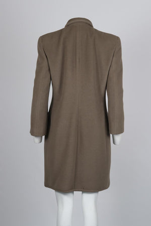 GIORGIO ARMANI VINTAGE WOOL AND CASHMERE BLEND COAT IT 46 UK XL