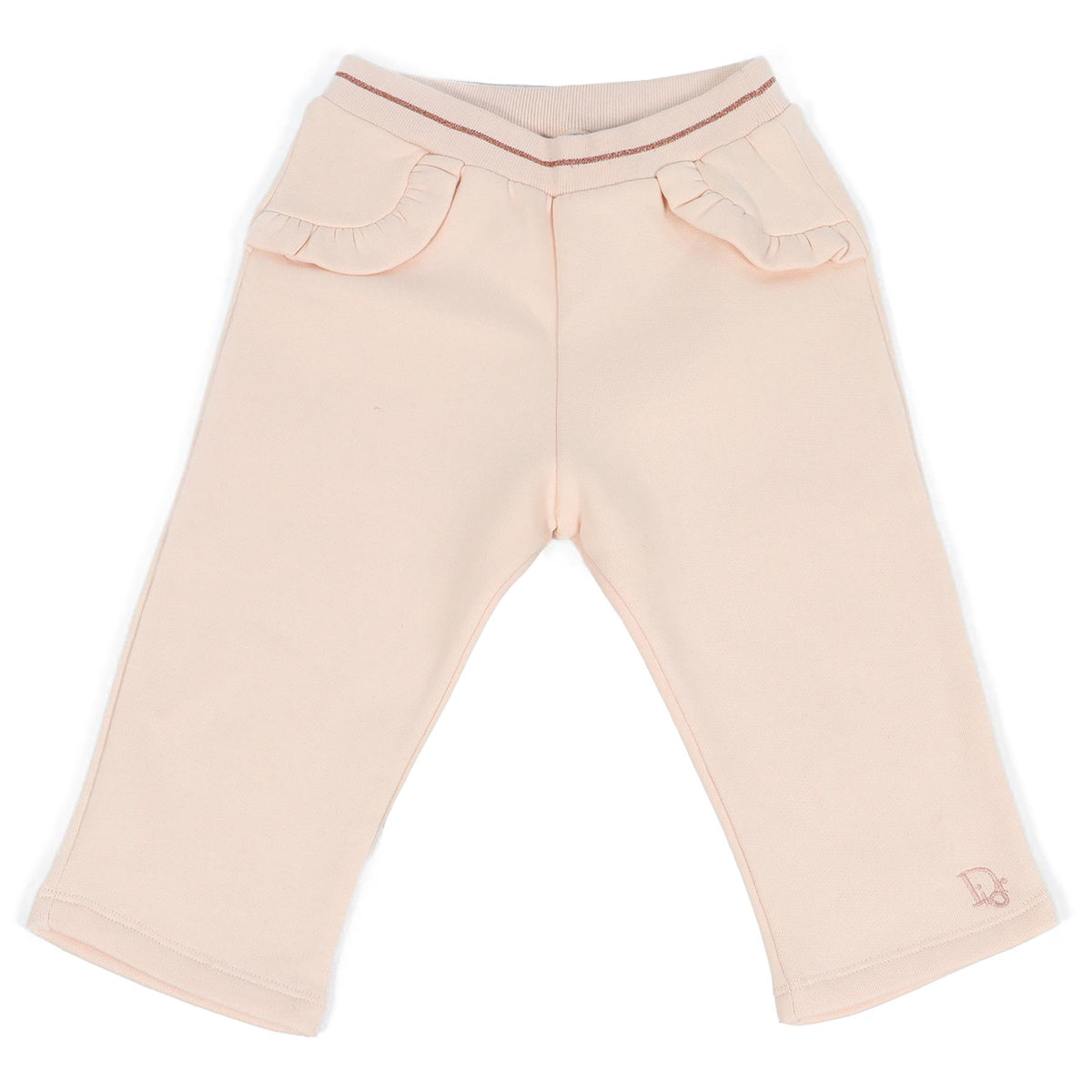 CHRISTIAN DIOR PEACH BABY GIRLS COTTON PANTS 18 MONTHS