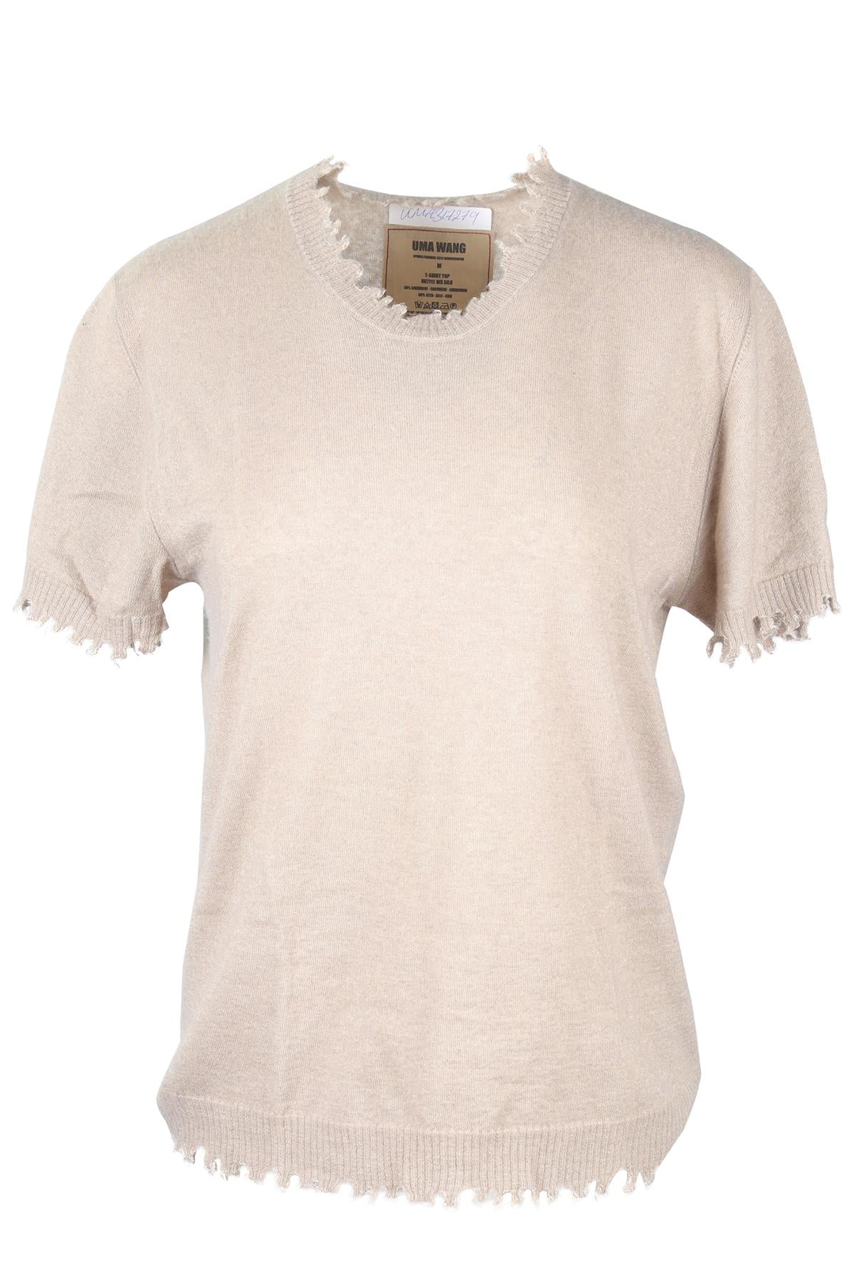 UMA WANG BEIGE CASHMERE SWEATER MEDIUM