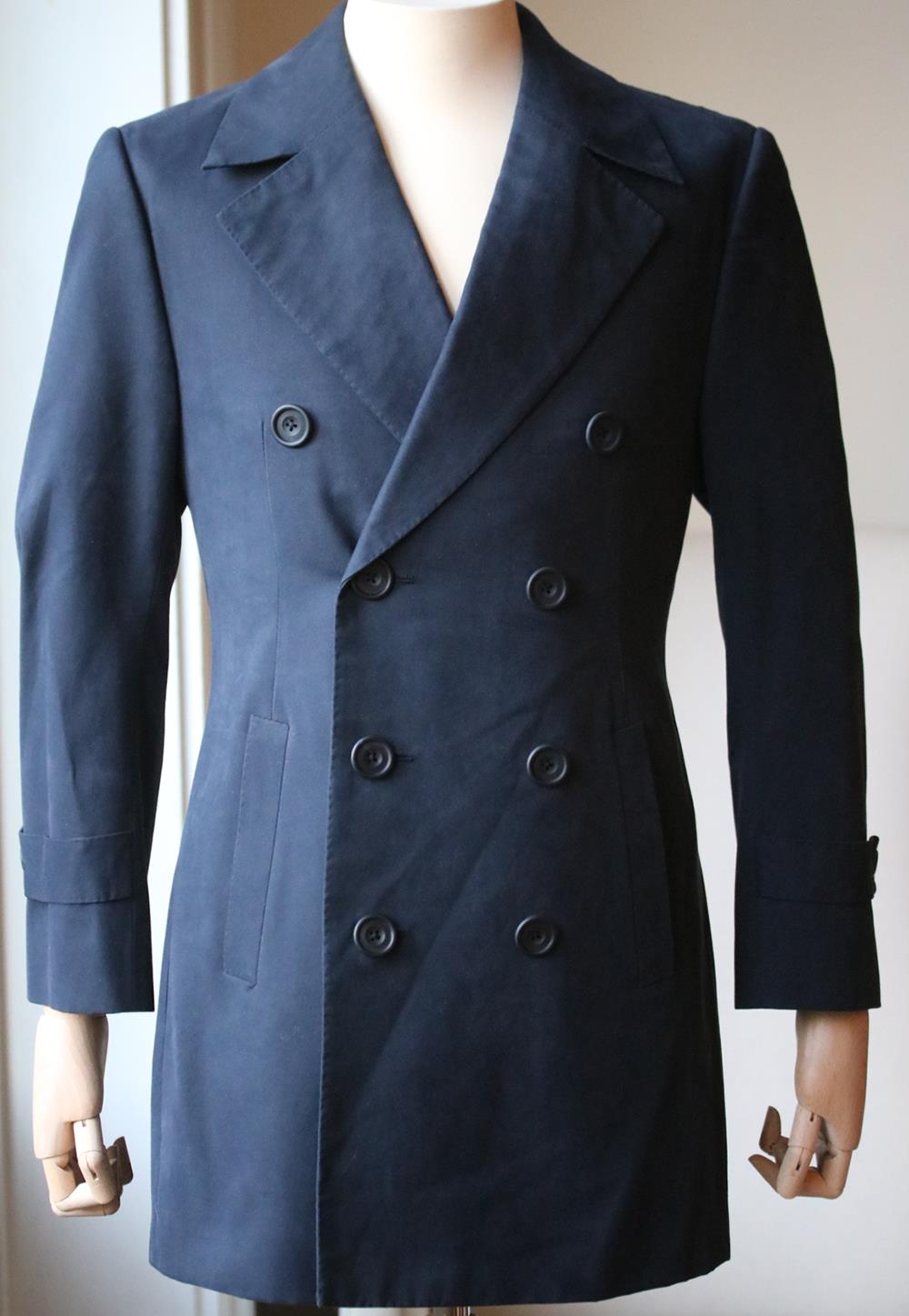 THOM SWEENEY MADDOX WOOL BLEND OVERCOAT SMALL