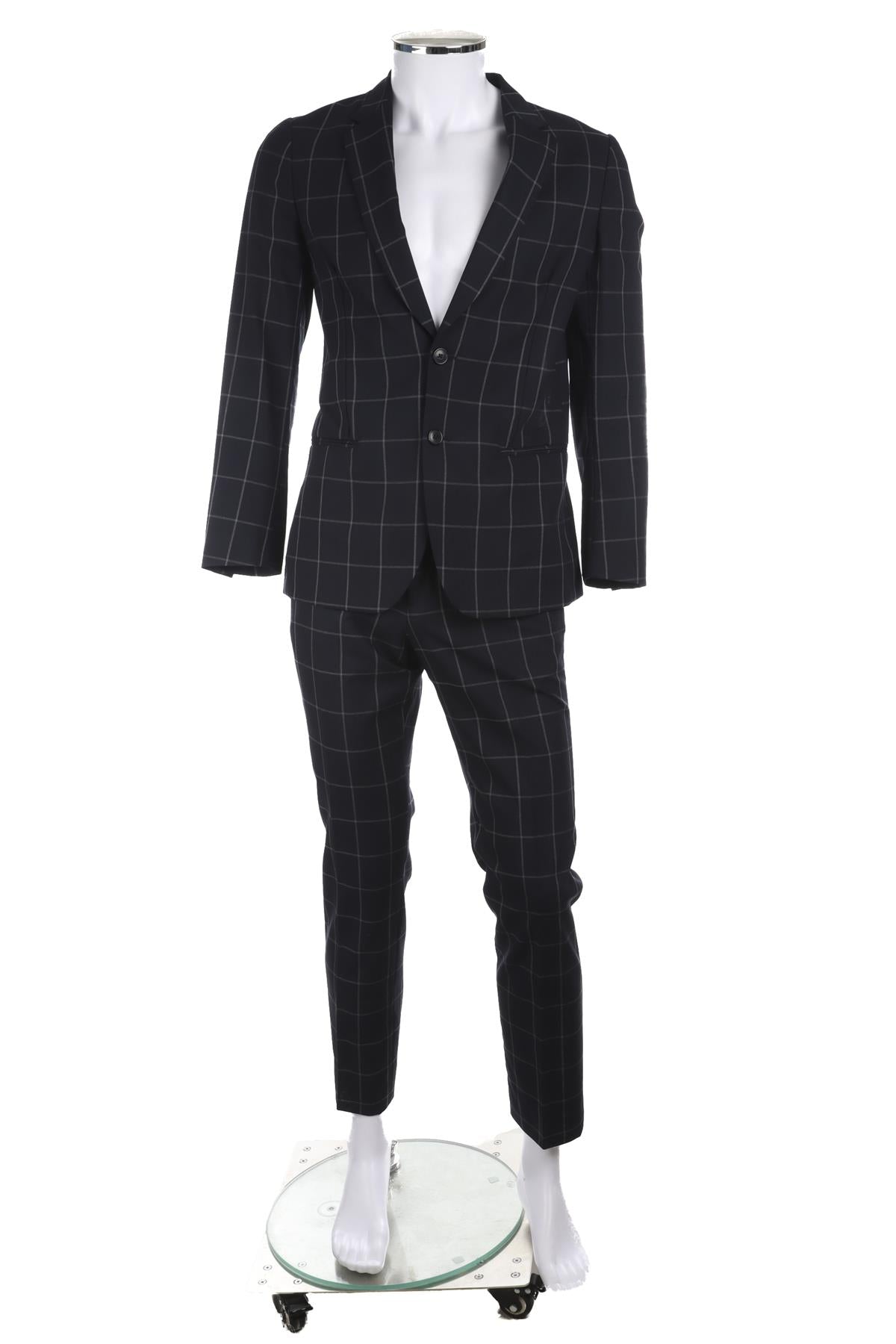 PAUL SMITH BLUE MENS WOOL SUIT UK/US 36 FR 36 IT 46