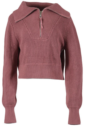 VARLEY RIBBED COTTON SWEATER SMALL