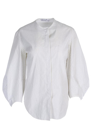 CHRISTIAN DIOR WHITE COTTON SHIRT FR 36 UK 8