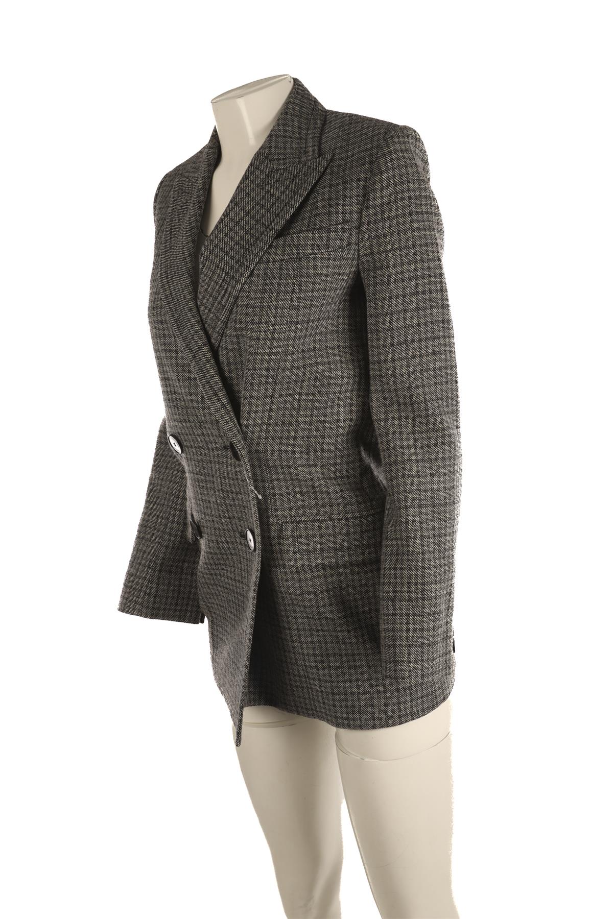 GIVENCHY GREY WOOL BLAZER FR 34 UK 6