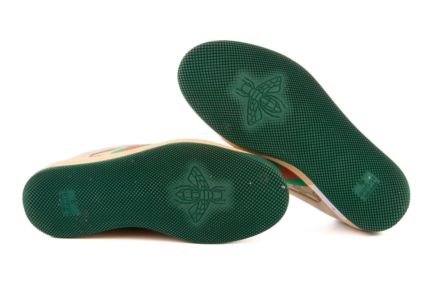 GUCCI ECRU KIDS BOYS SNEAKERS EU 34.5 UK 2.5 US 3.5