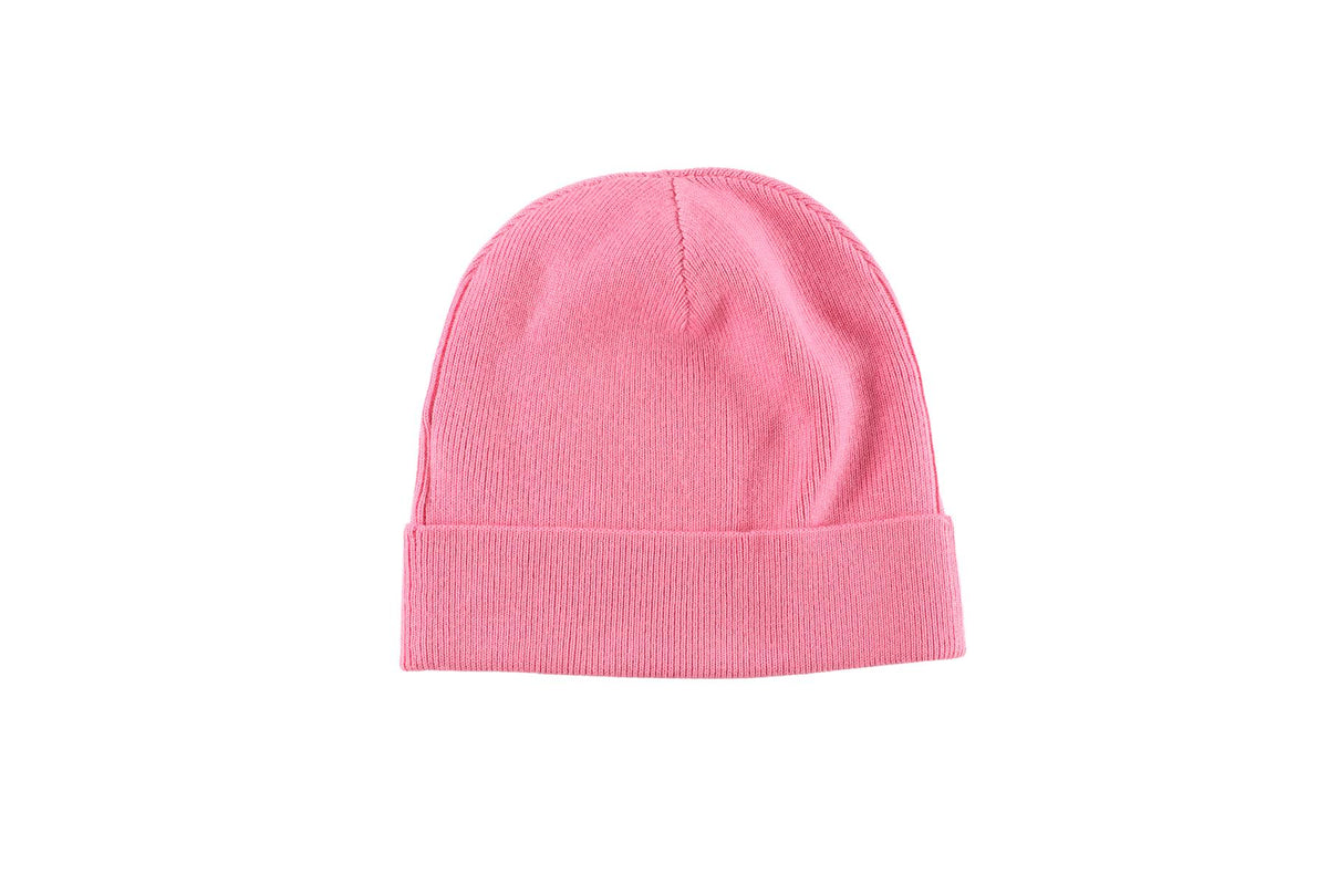 PERFECT MOMENT PINK WOOL BEANIE ONE SIZE