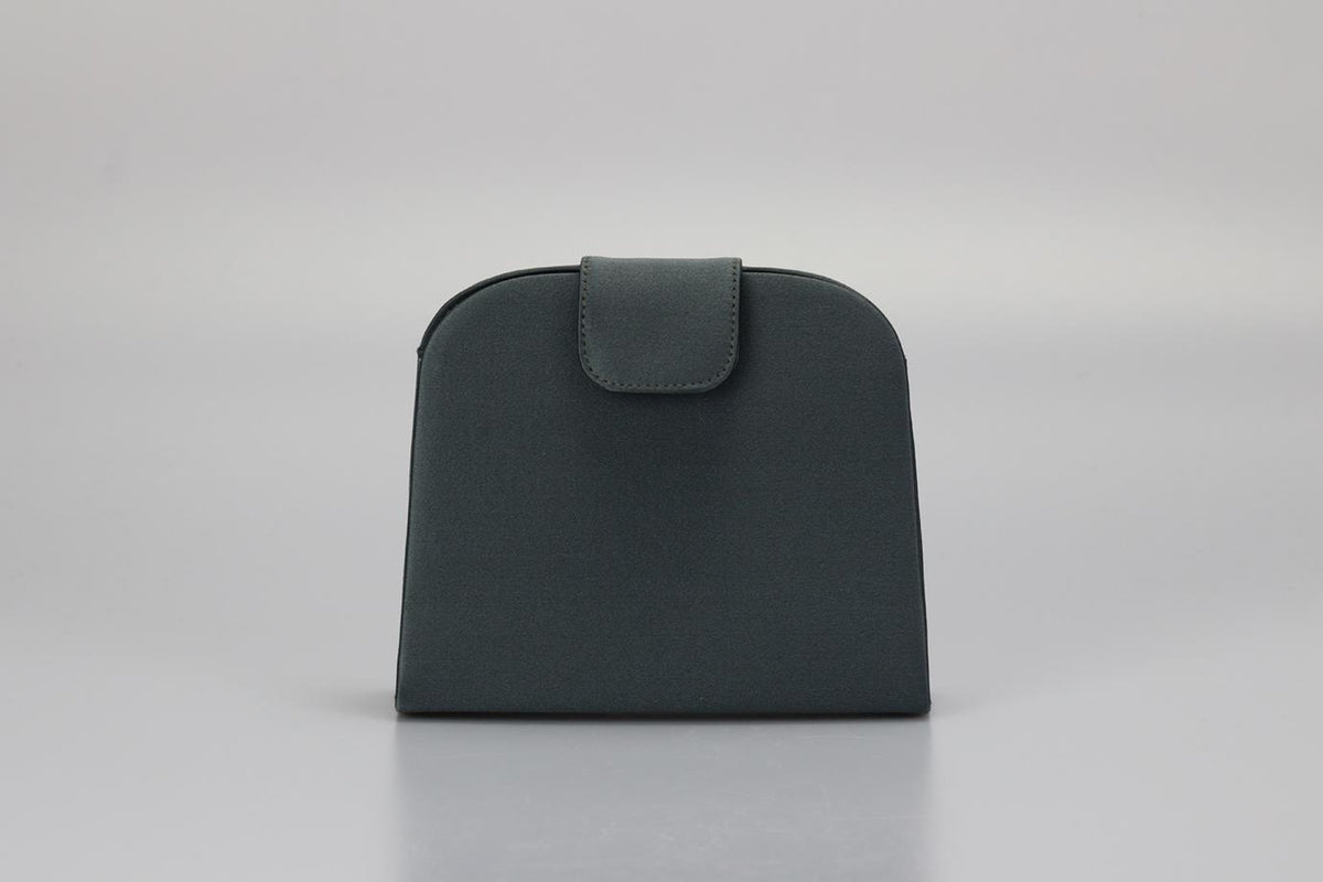 GUY LAROCHE SATIN SHOULDER BAG