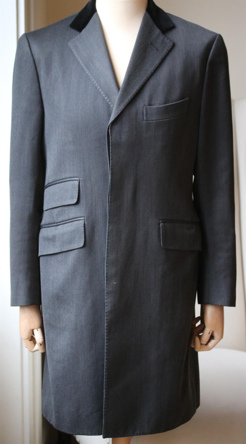 ETRO SLIM FIT WOOL BLEND OVERCOAT IT 46 UK/US 36