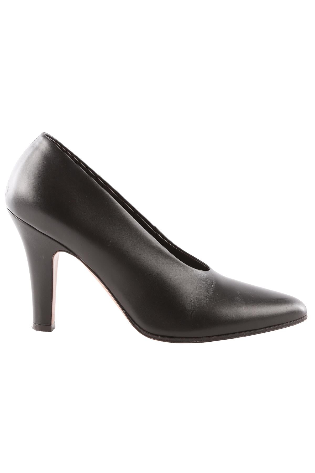 THE ROW BLACK LEATHER PUMPS EU 39 UK 6 US 9