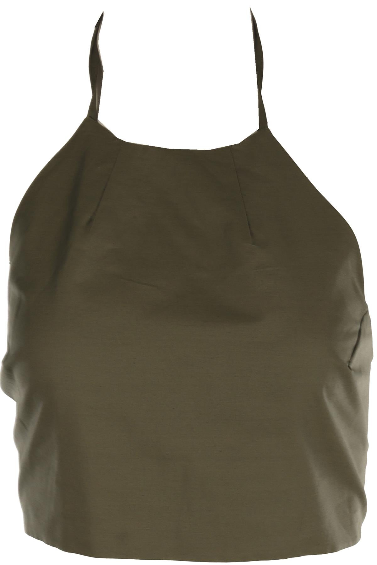 OLISTIC THE LABEL GREEN COTTON TOP SMALL