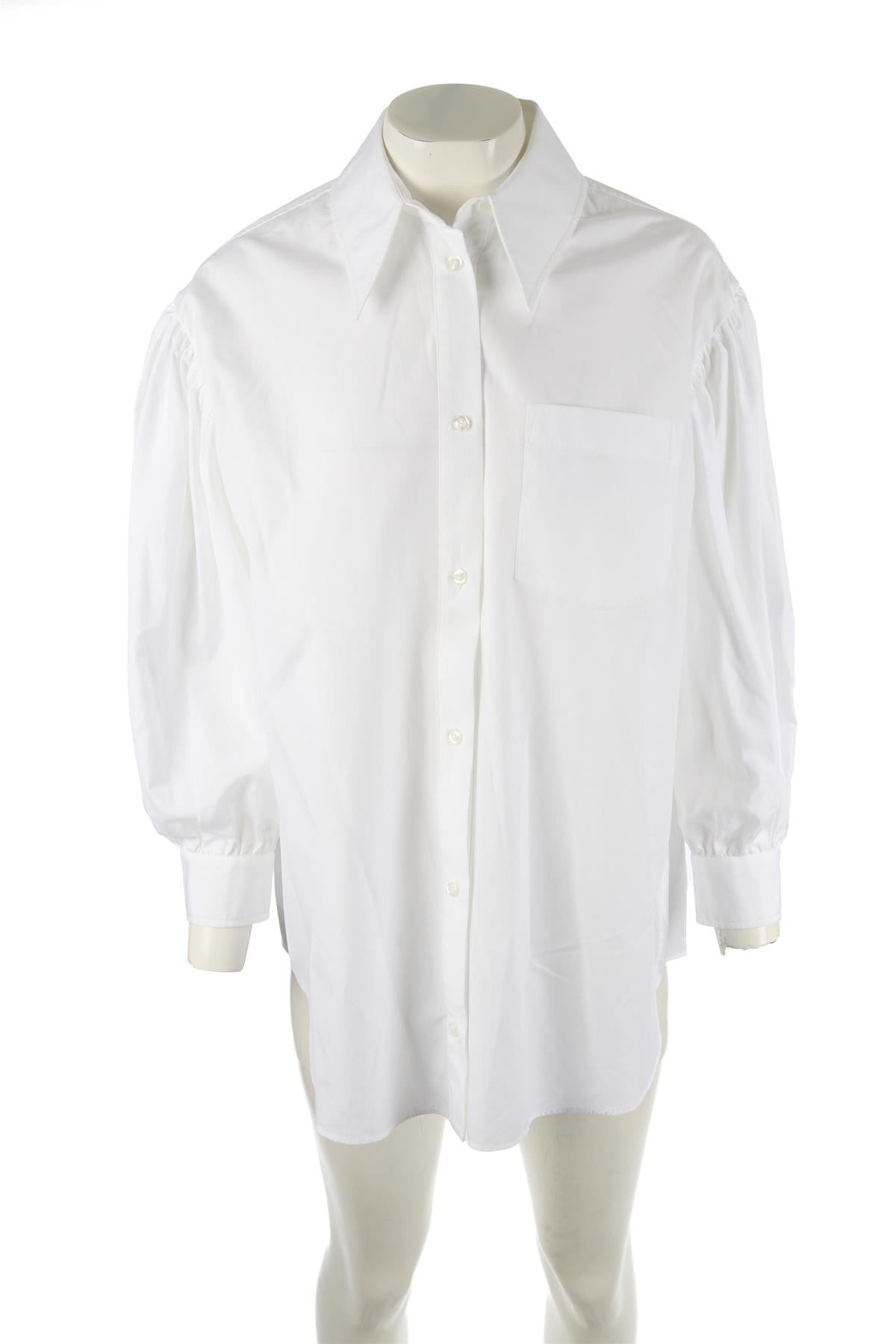 SIMONE ROCHA WHITE COTTON SHIRT UK 4