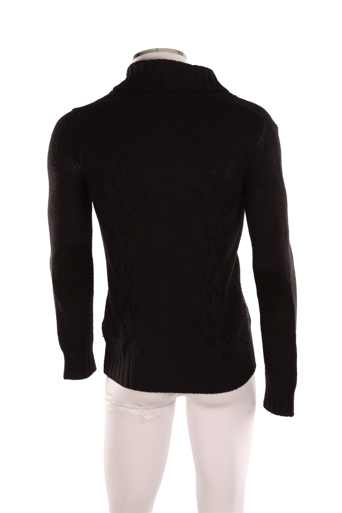 CLOSED BLACK MEN'S ALPACA CARDIGAN SMALL