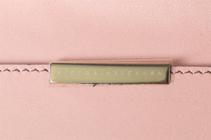 VICTORIA BECKHAM PINK LEATHER CLUTCH