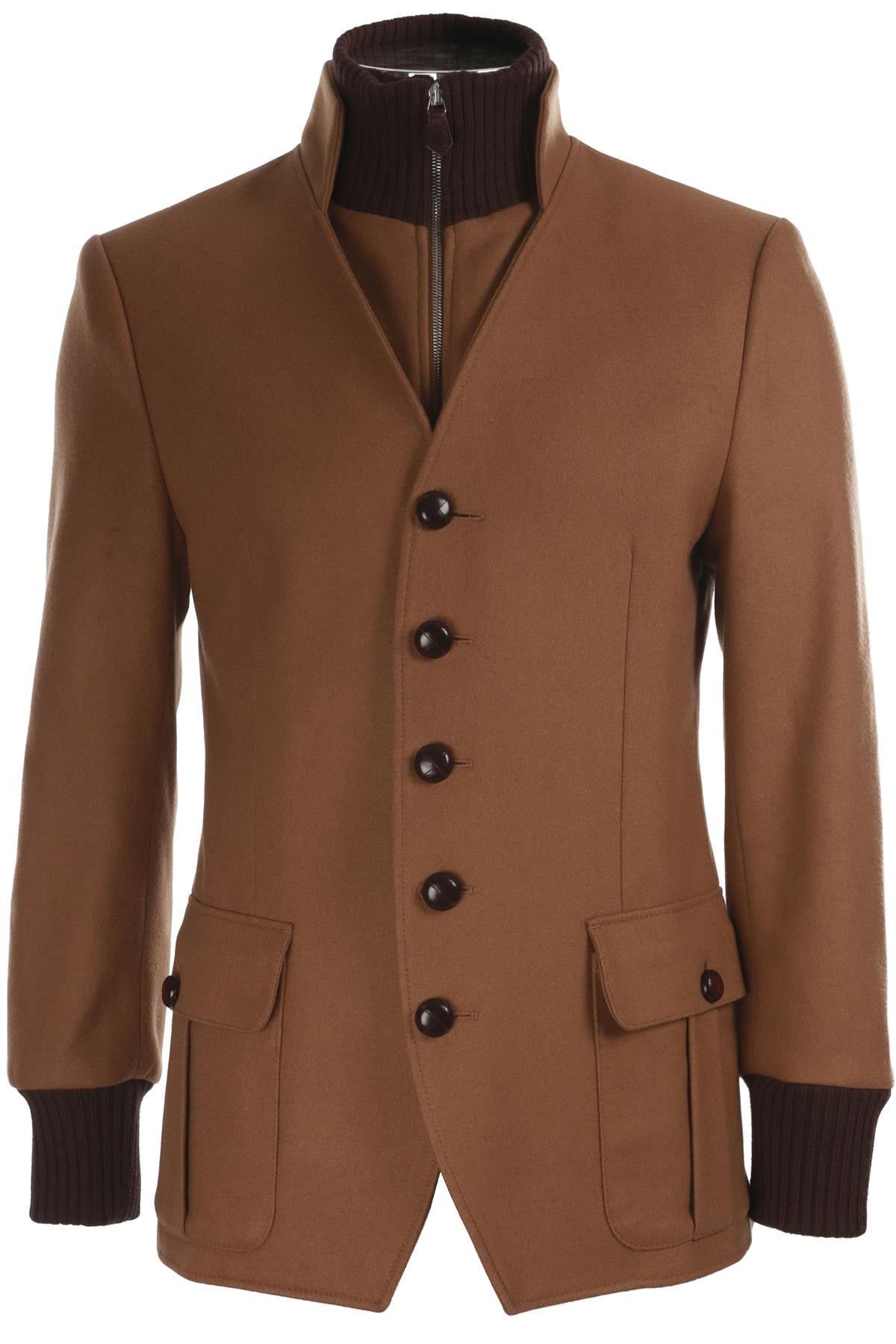 VIVIENNE WESTWOOD BROWN MEN'S WOOL JACKET IT 48 UK 38