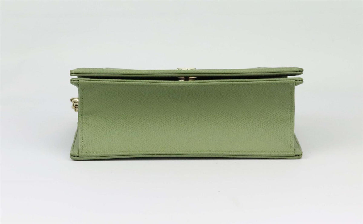 CHRISTIAN DIOR DIORAMA SMALL LEATHER SHOULDER BAG