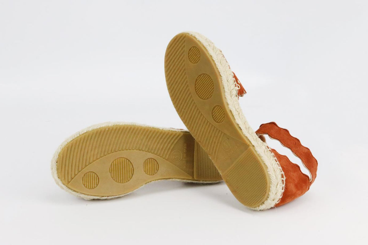 CHLOÉ KIDS GIRLS SUEDE SANDALS EU 31 UK 12.5