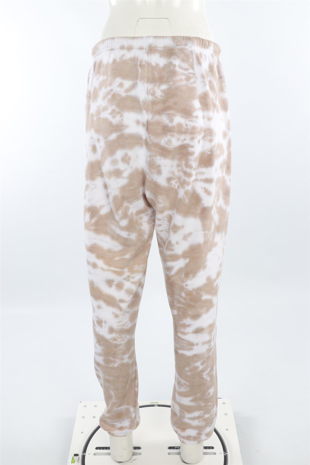 AVIATOR NATION BEIGE COTTON TRACK PANTS MEDIUM