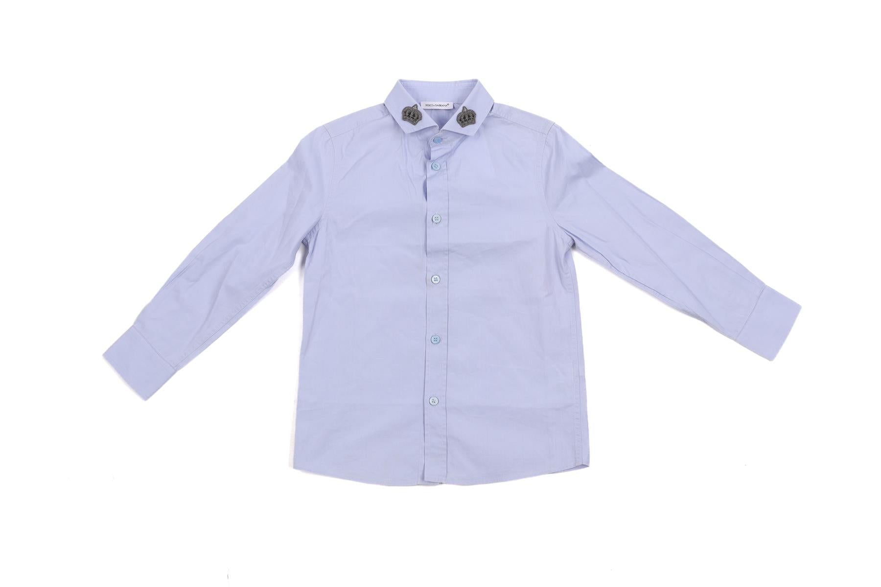 DOLCE & GABBANA BLUE KIDS BOYS SHIRT 4 YEARS