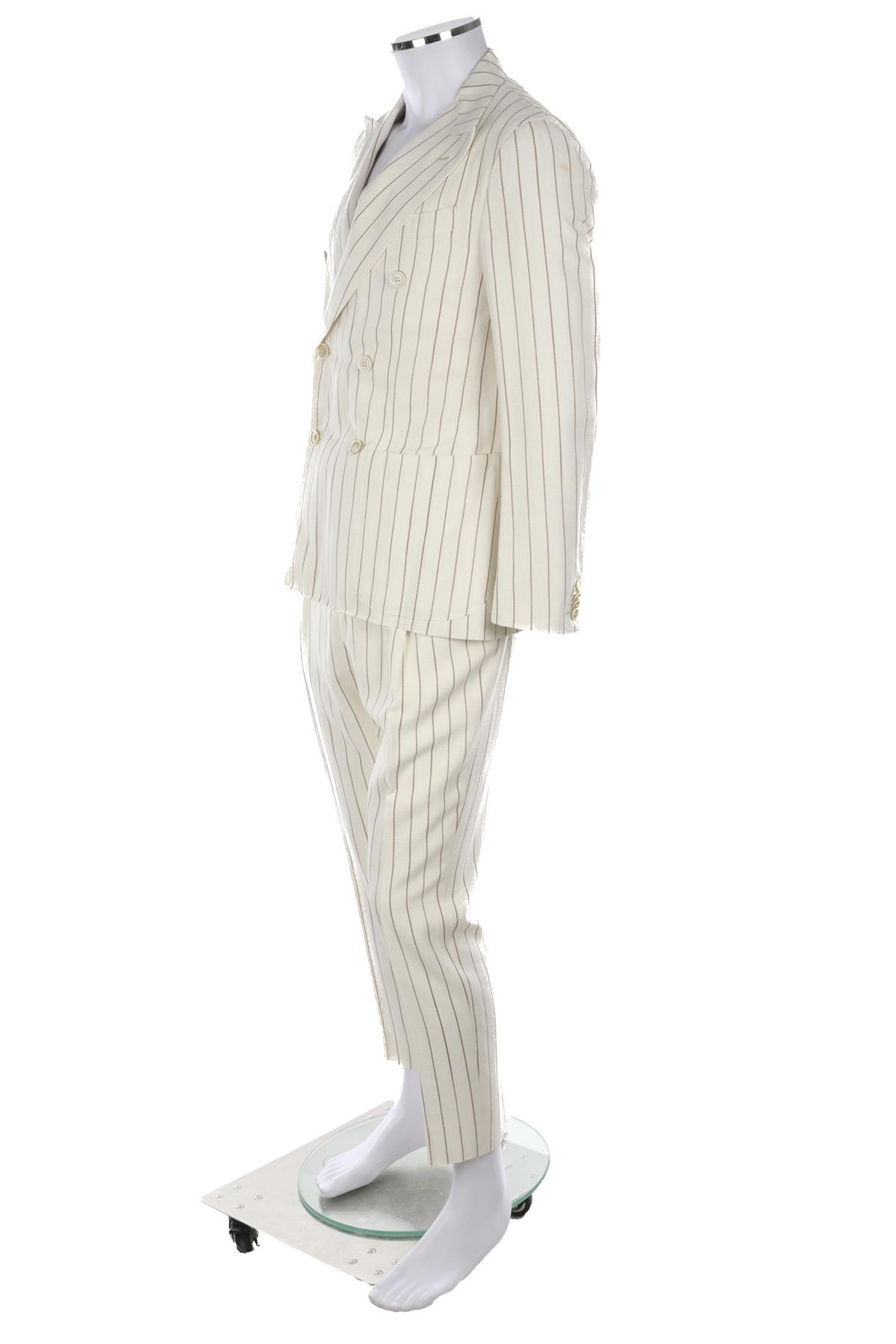 ODYSSEE WHITE MENS WOVEN SUIT UK/US 38 FR 38 IT 48