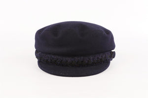 CHANEL NAVY 2019 WOOL CAP MEDIUM