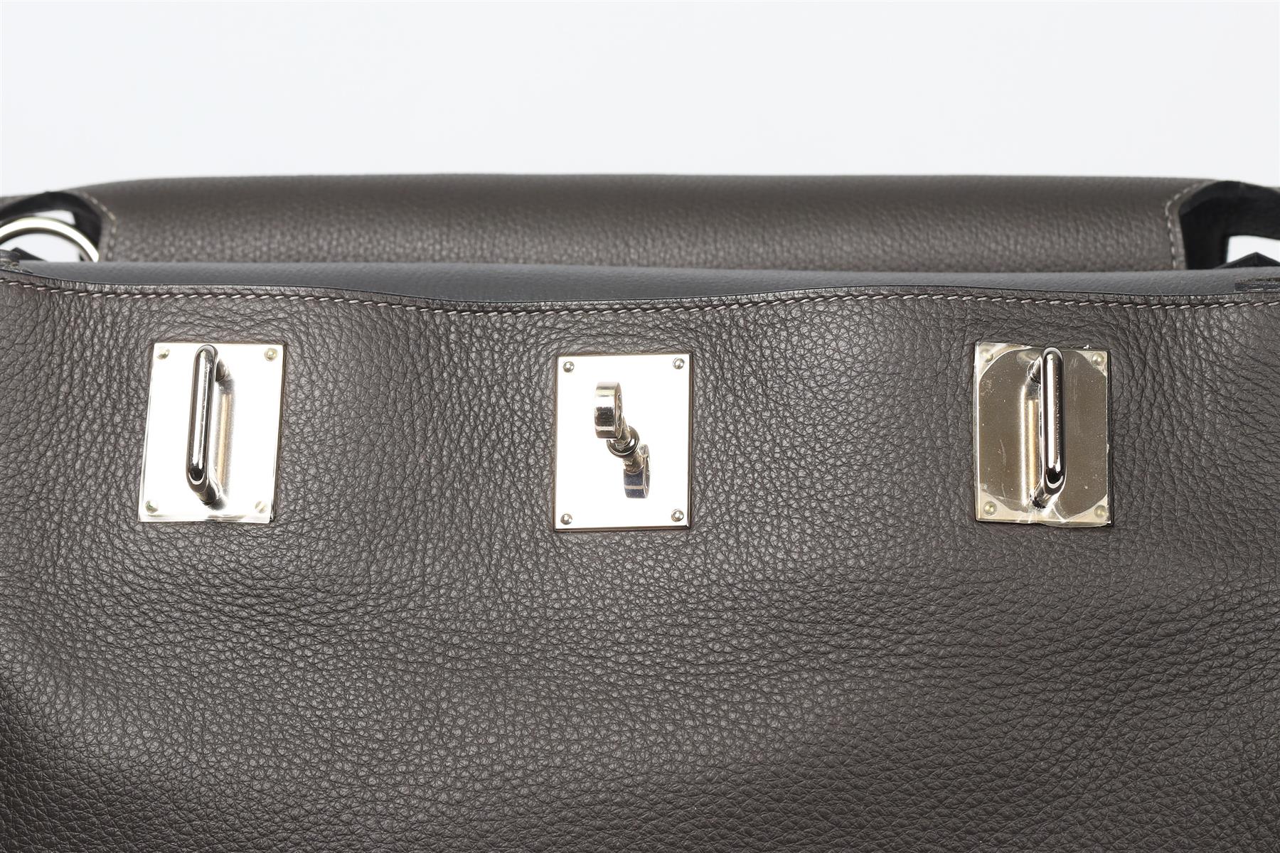 HERMÈS 2009 JYPSIERE 36CM CLEMENCE LEATHER SHOULDER BAG