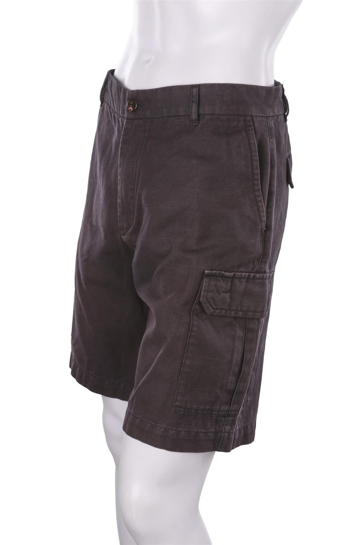 LORO PIANA NAVY MEN'S COTTON SHORTS IT 52 UK 36 FR 44