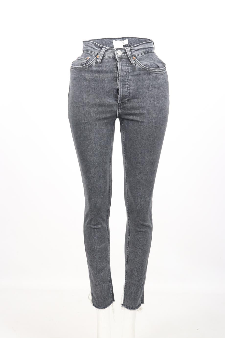 RE/DONE HIGH RISE SKINNY JEANS W24 UK 6