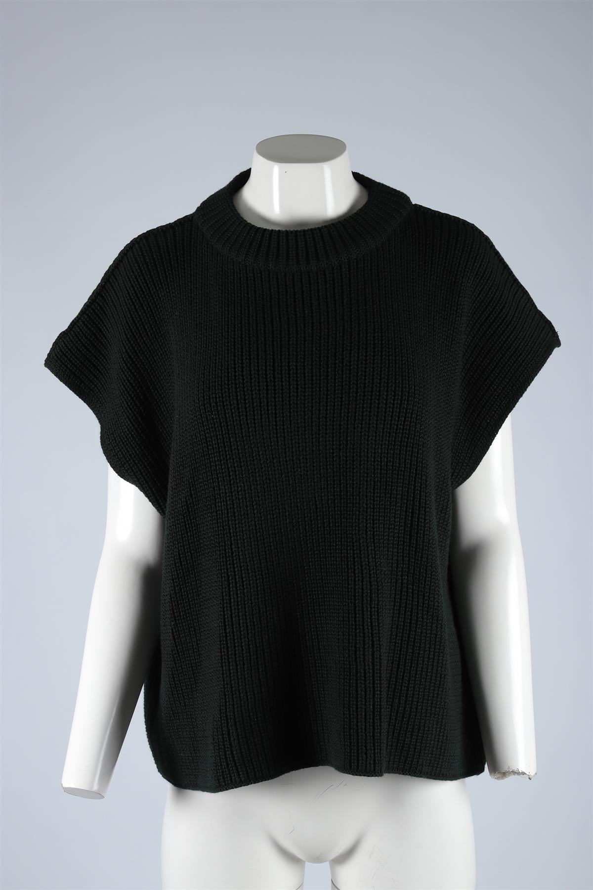 FRANK & EILEEN GREEN COTTON VEST SMALL