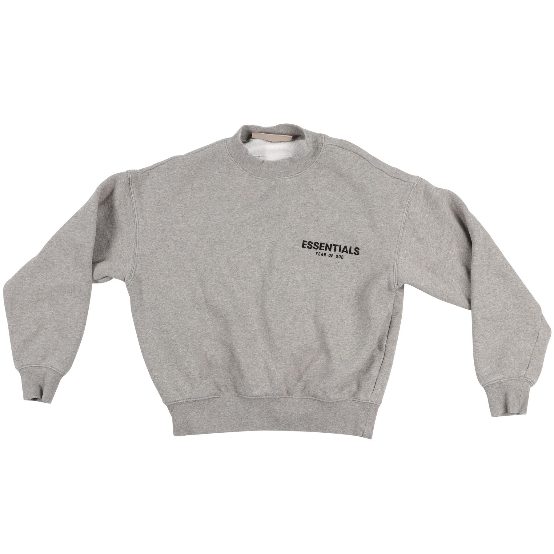 FEAR OF GOD GREY KIDS BOYS COTTON SWEATSHIRT 8 YEARS