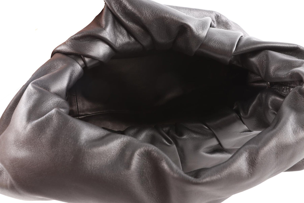 BOTTEGA VENETA BLACK LEATHER SHOULDER BAG